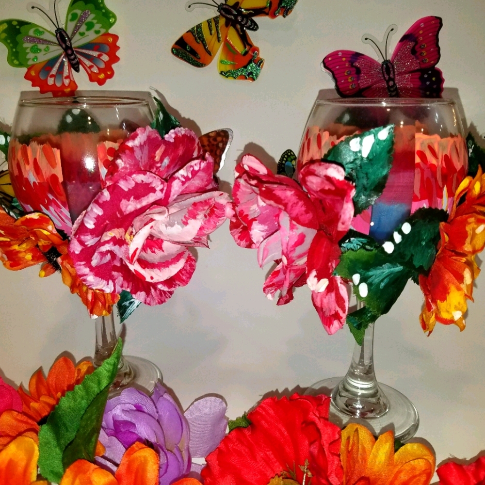 -SOLD-Set of Wine Glasses